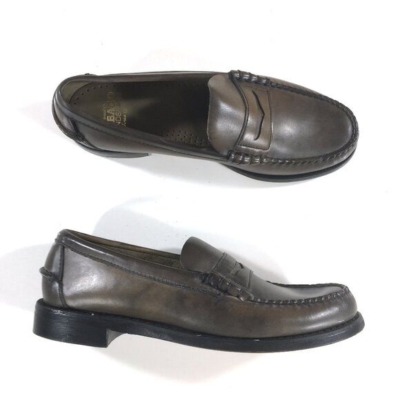 Sebago Slip On Loafers Mens Size 8 E Wide Gray Leather 4707037 - Picture 1 of 9